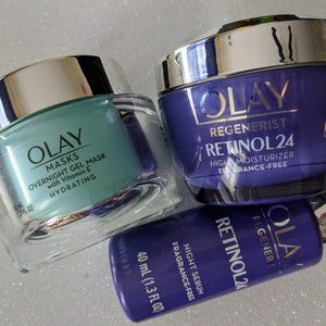 Olay Regenerist Retinol Moisturizer & Serum & Mask